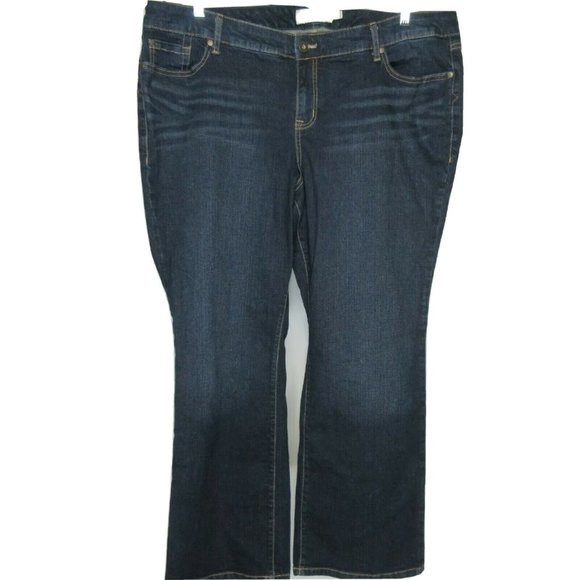 TORRID Dark Wash Relaxed Boot Cut SZ 22S